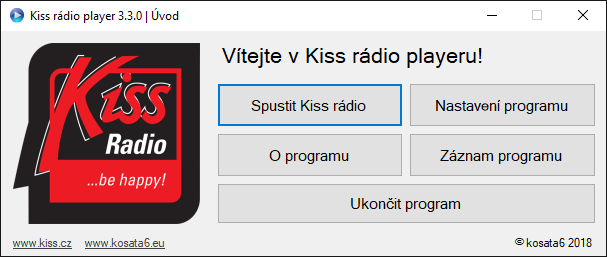 Kiss rádio player